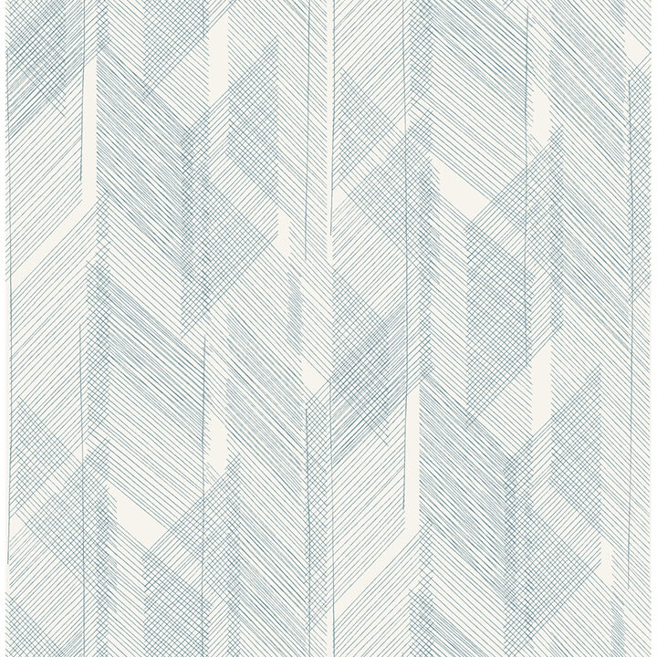 bryant-blue-crosshatch-wallpaper-york-wallcoverings-4155-27337 - York Wallcoverings Wallpaper