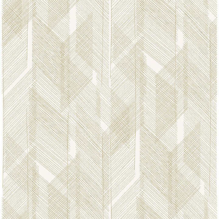 bryant-gold-crosshatch-wallpaper-york-wallcoverings-4155-27339 - York Wallcoverings Wallpaper