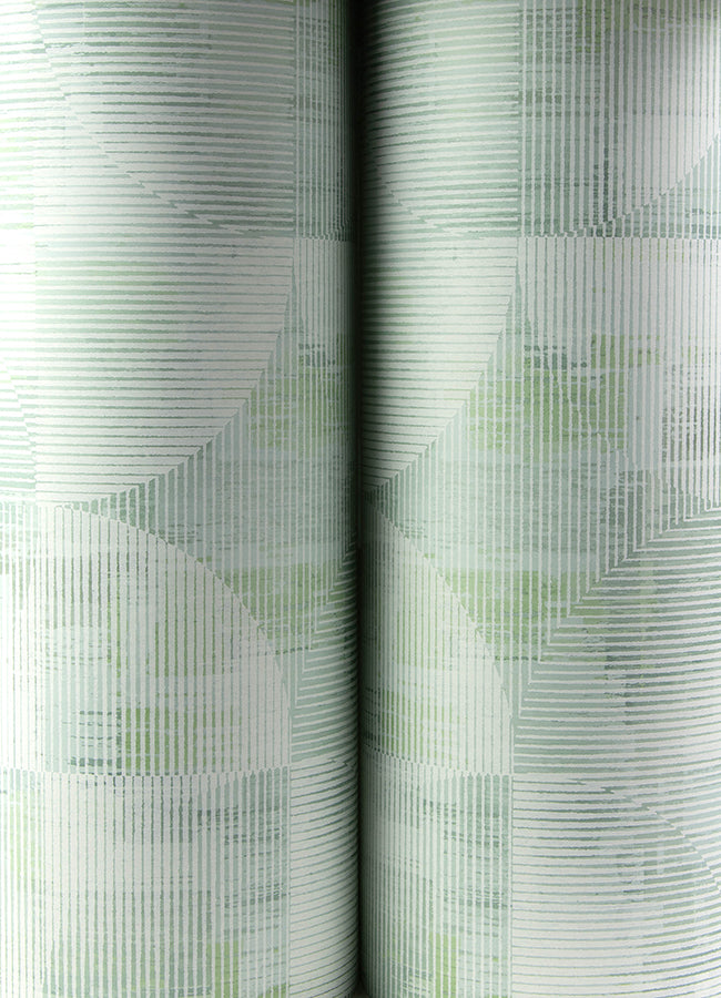woodbine-sage-abstract-geometric-wallpaper-york-wallcoverings-4155-27340 - York Wallcoverings Papel pintado