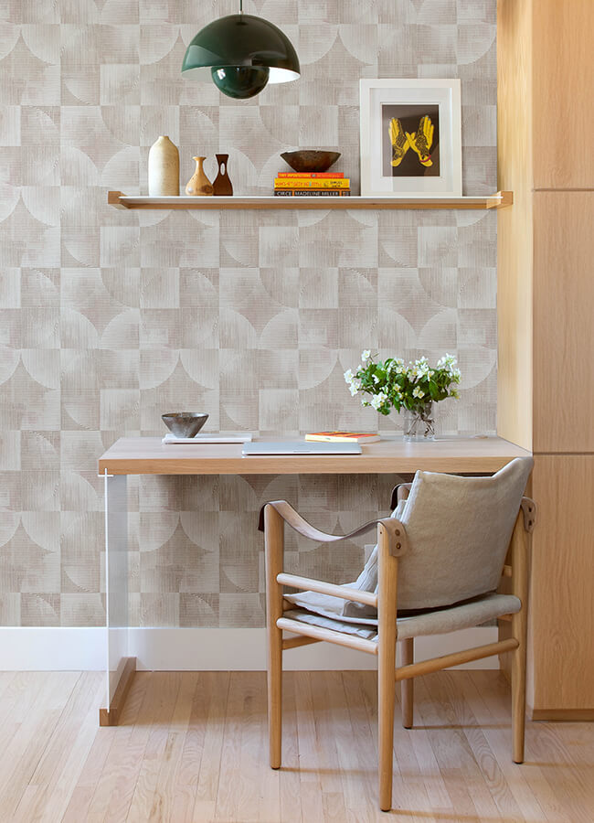 woodbine-rose-abstract-geometric-wallpaper-york-wallcoverings-4155-27341 - York Wallcoverings Papel pintado