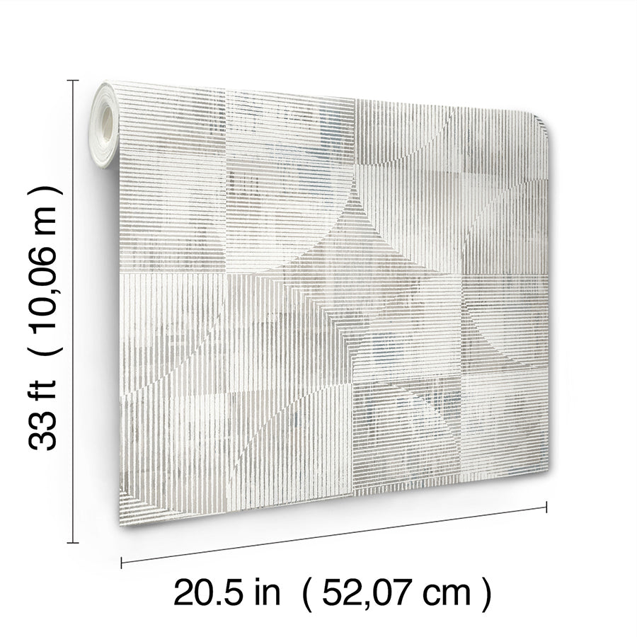 woodbine-neutral-abstract-geometric-wallpaper-york-wallcoverings-4155-27342 - York Wallcoverings Papel pintado