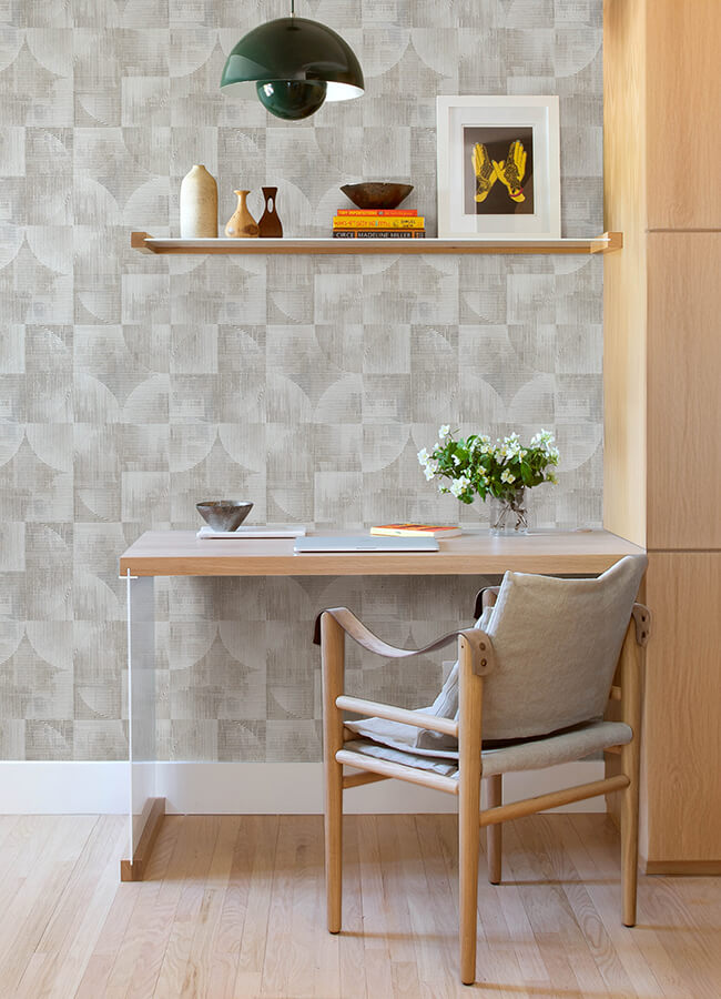 woodbine-neutral-abstract-geometric-wallpaper-york-wallcoverings-4155-27342 - York Wallcoverings Papel pintado