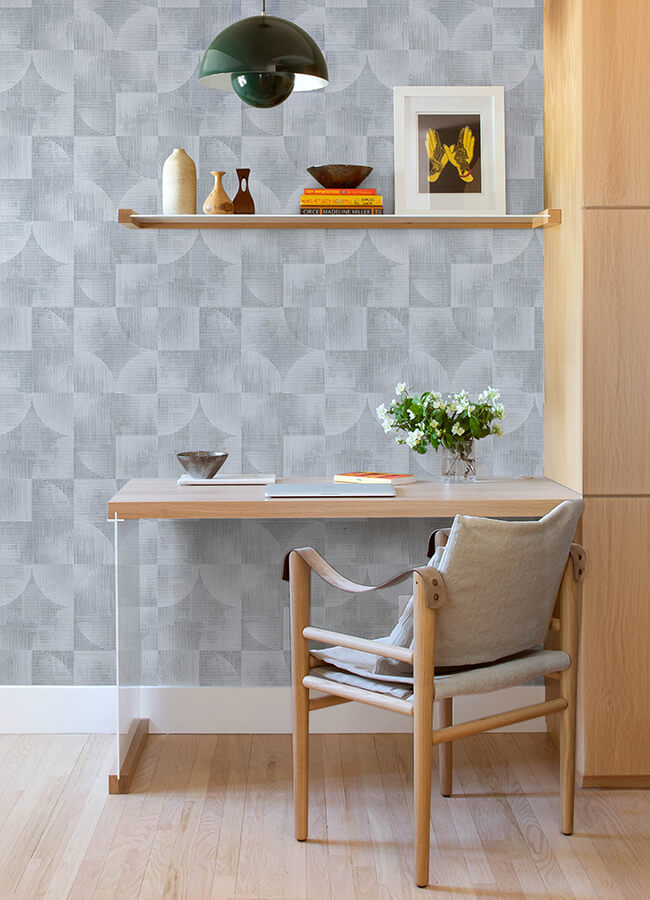 woodbine-slate-abstract-geometric-wallpaper-york-wallcoverings-4155-27343 - York Wallcoverings Papel pintado