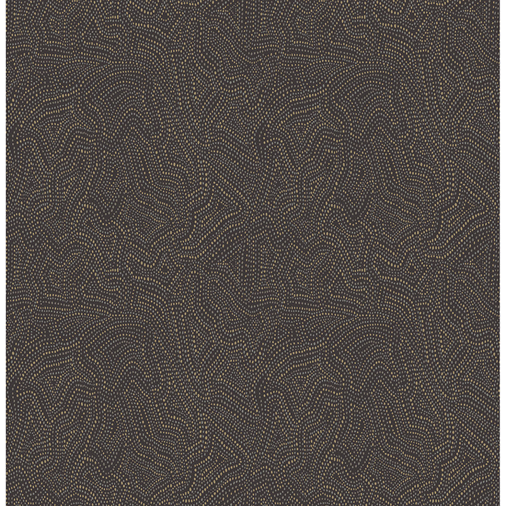 hollenback-black-dotted-abstract-wallpaper-york-wallcoverings-4155-27346 - York Wallpaper Wallpaper