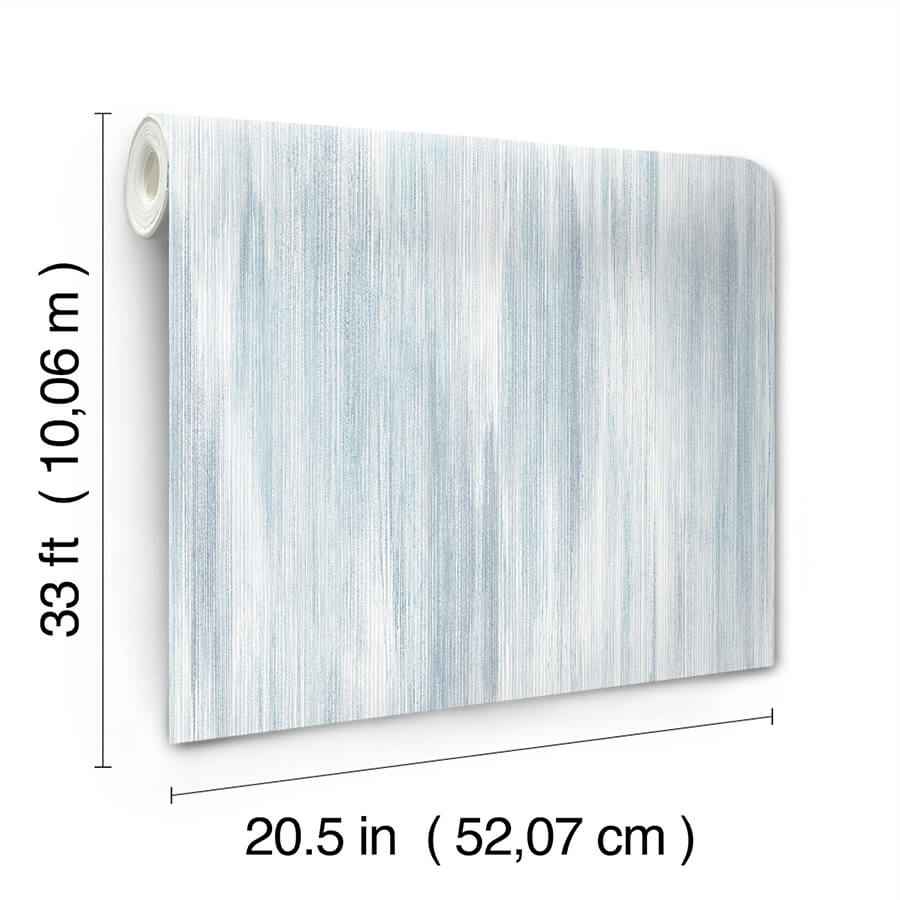 Elysian Sky Blue Ikat Wallpaper - York Wallcoverings - 4155-27350 - York Wallcoverings Wallpaper
