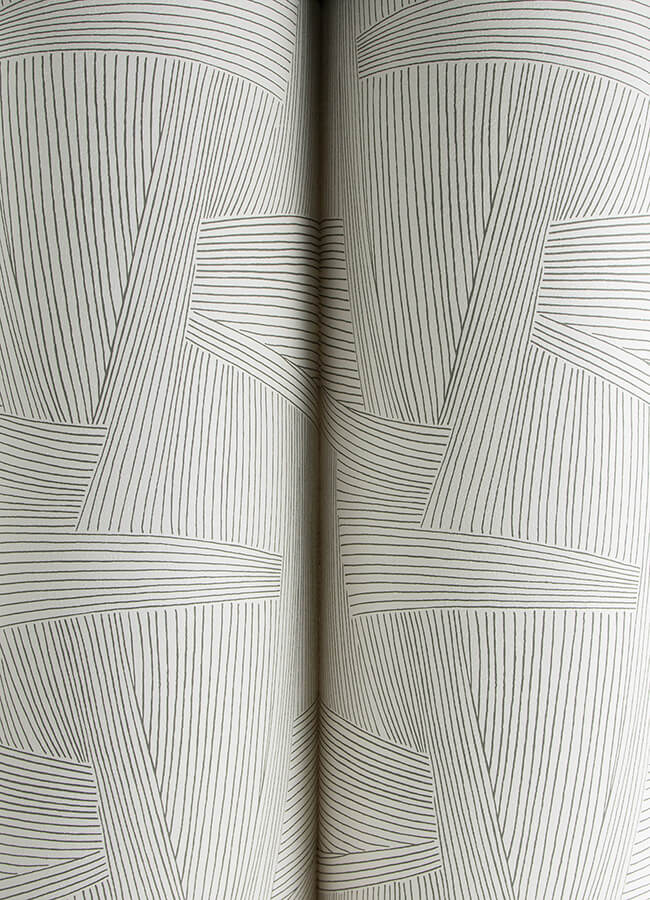 reid-grey-woven-geometric-wallpaper-york-wallcoverings-4155-27353 - York Wallcoverings Wallpaper