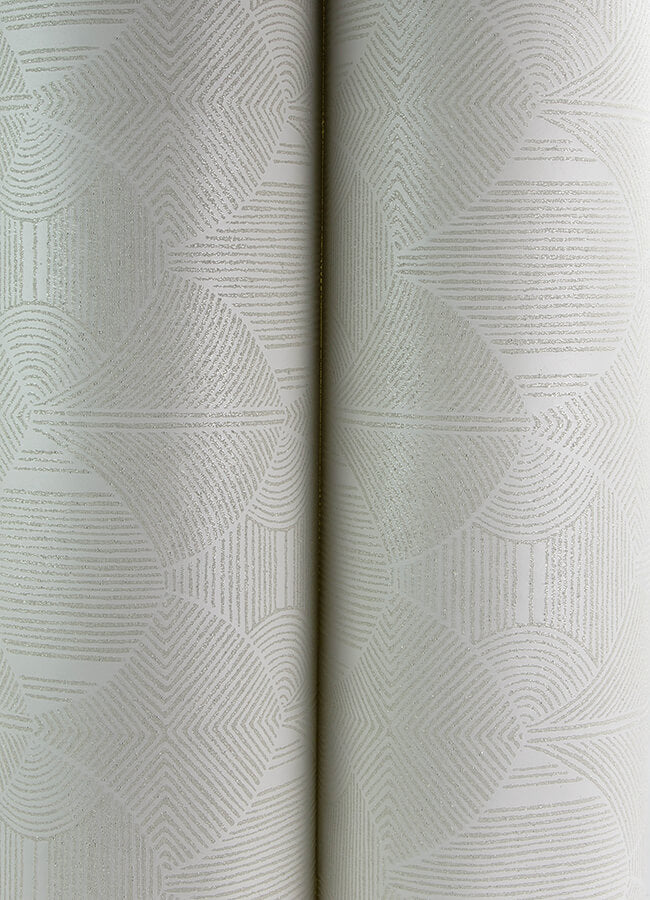 meyberg-silver-geometric-wallpaper-york-wallcoverings-4155-72806 - York Wallcoverings Wallpaper
