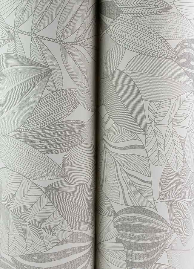 Mathias Grey Botanical Wallpaper - York Wallcoverings - 4155-72809 - York Wallcoverings Wallpaper
