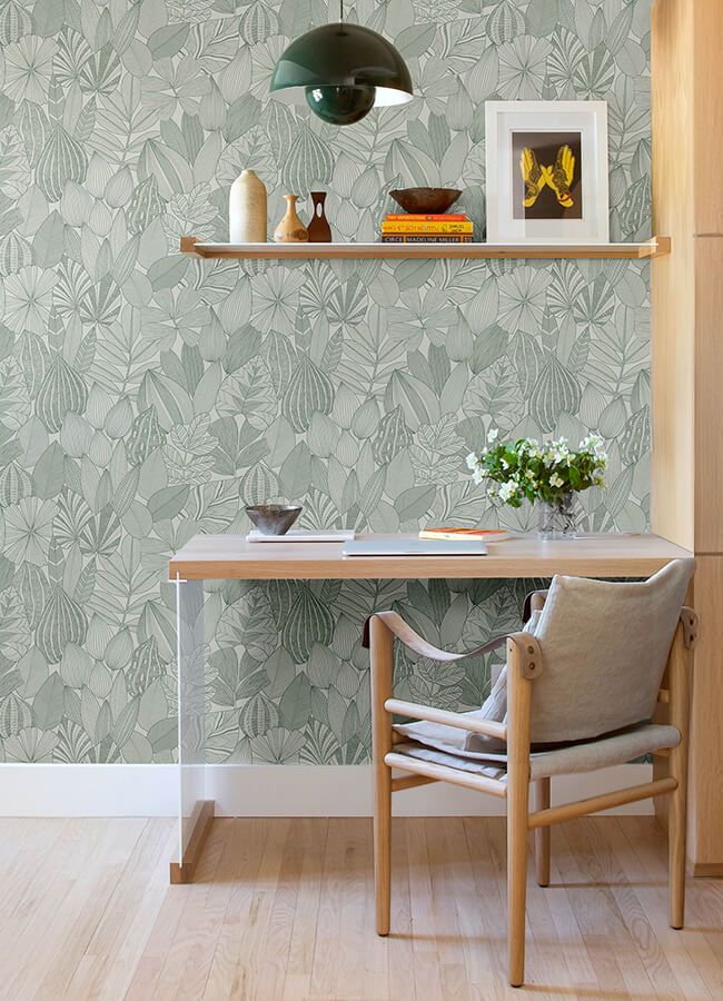 mathias-green-botanical-wallpaper-york-wallcoverings-4155-72811 - York Wallcoverings Papel pintado