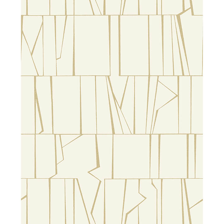 huntington-gold-geometric-stripe-wallpaper-york-wallcoverings-4155-72818 - York Wallcoverings Wallpaper