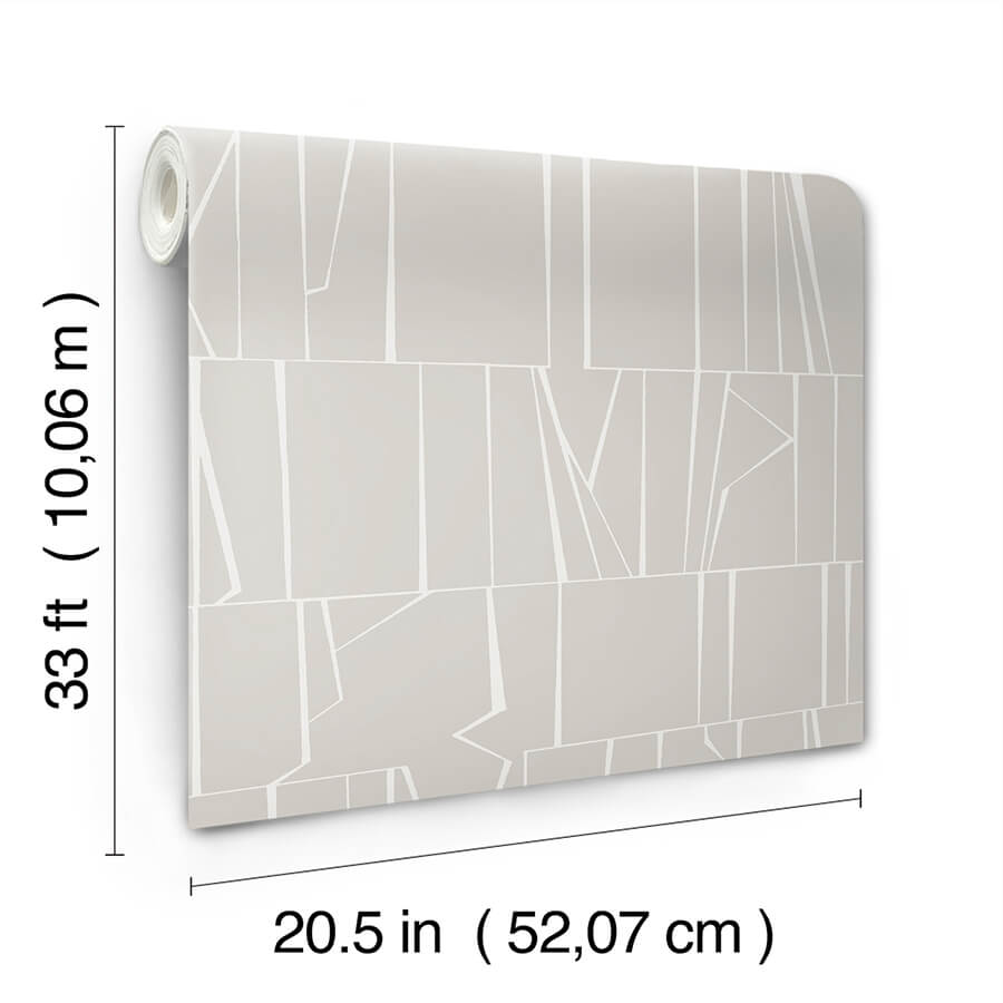 huntington-silver-geometric-stripe-wallpaper-york-wallcoverings-4155-72819 - York Wallcoverings Papel pintado