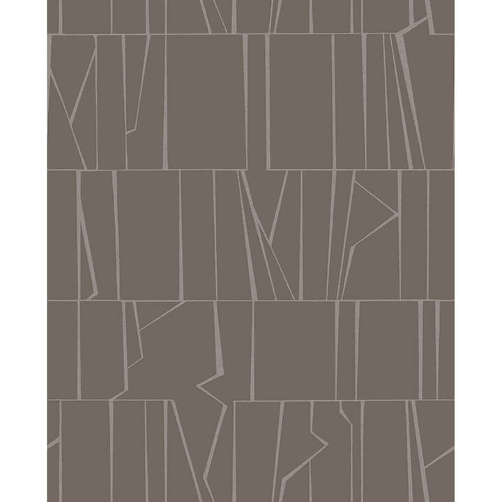 huntington-chocolate-geometric-stripe-wallpaper-york-wallcoverings-4155-72822 - York Wallcoverings Papel pintado