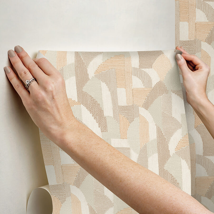 macario-peach-peel-and-stick-wallpaper-york-wallcoverings-nus6369 - York Wallcoverings Wallpaper