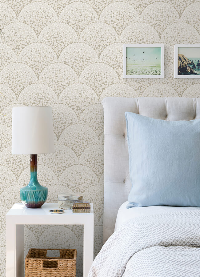 rowan-taupe-peel-and-stick-wallpaper-york-wallcoverings-nus6372 - York Wallcoverings Wallpaper