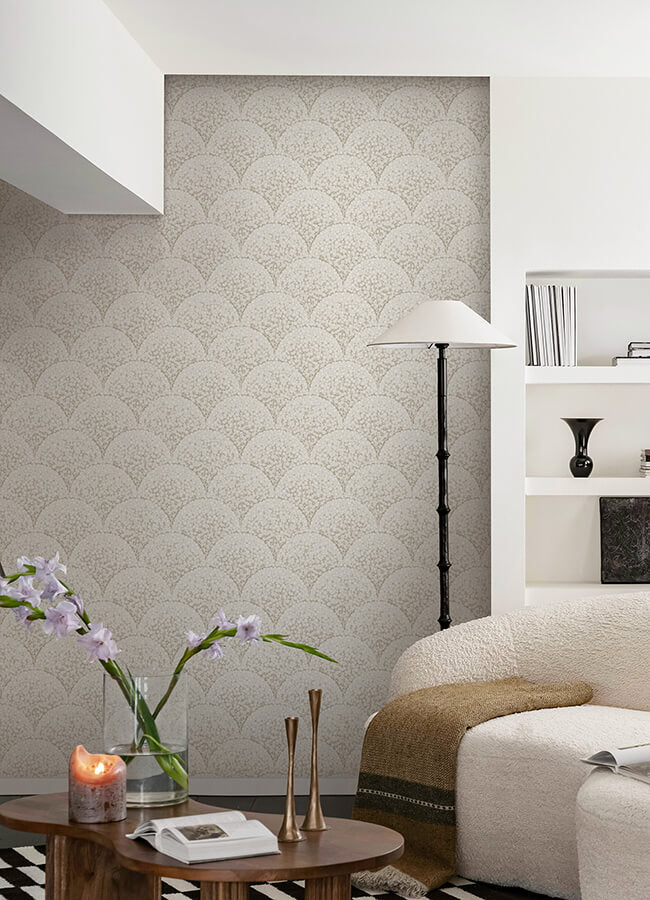 rowan-taupe-peel-and-stick-wallpaper-york-wallcoverings-nus6372 - York Wallcoverings Wallpaper