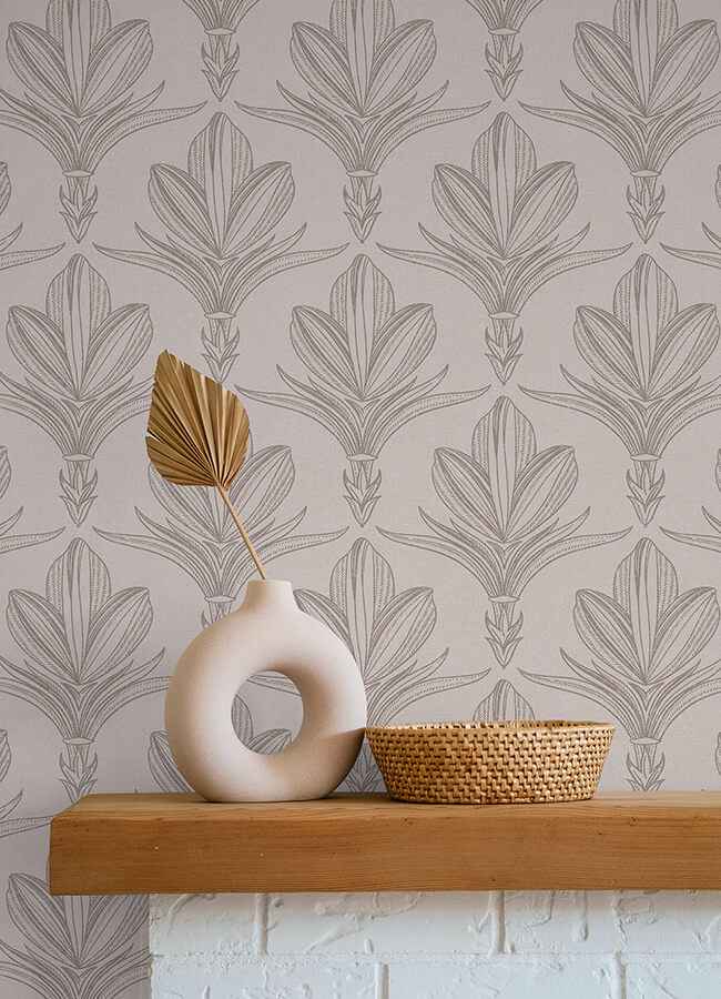 Larkyn Blush Peel & Stick Wallpaper - York Wallcoverings - NUS6374 - York Wallcoverings Wallpaper
