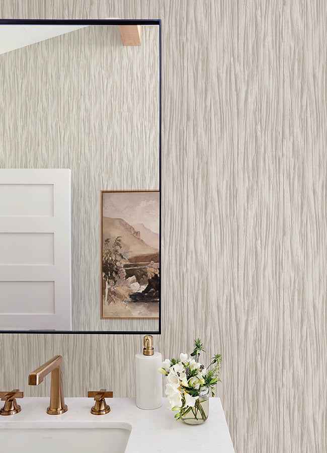 Kahuna Neutral Waves Wallpaper - York Wallcoverings - 4168-17728 - York Wallcoverings Wallpaper