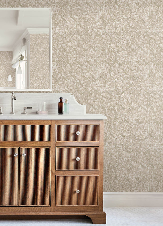limestone-beige-tile-wallpaper-york-wallcoverings-4168-19902 - York Wallpaper Wallpaper