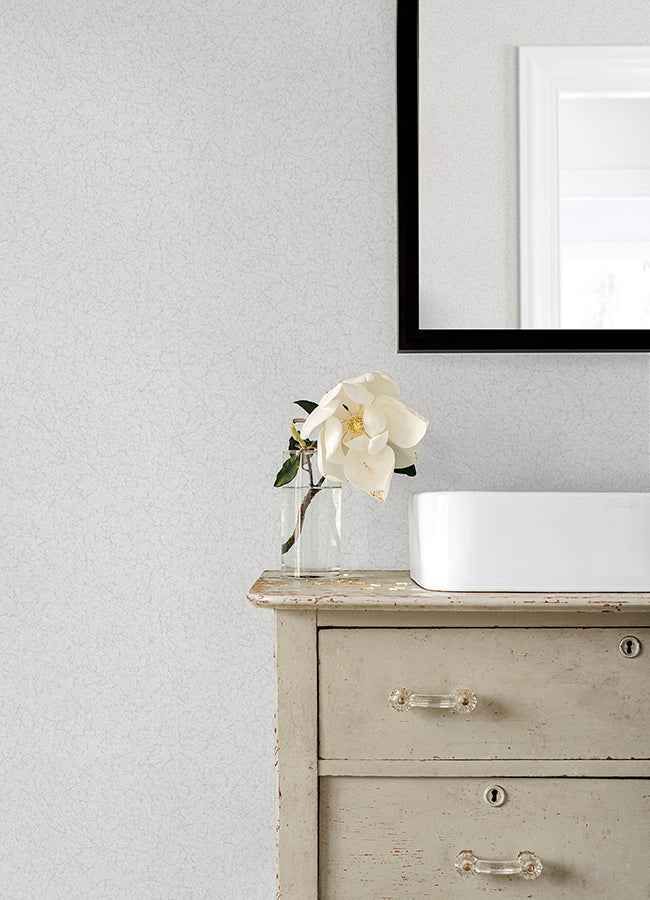Crushed Capiz Ivory Textured Wallpaper - York Wallcoverings - 4168-19919 - York Wallcoverings Wallpaper
