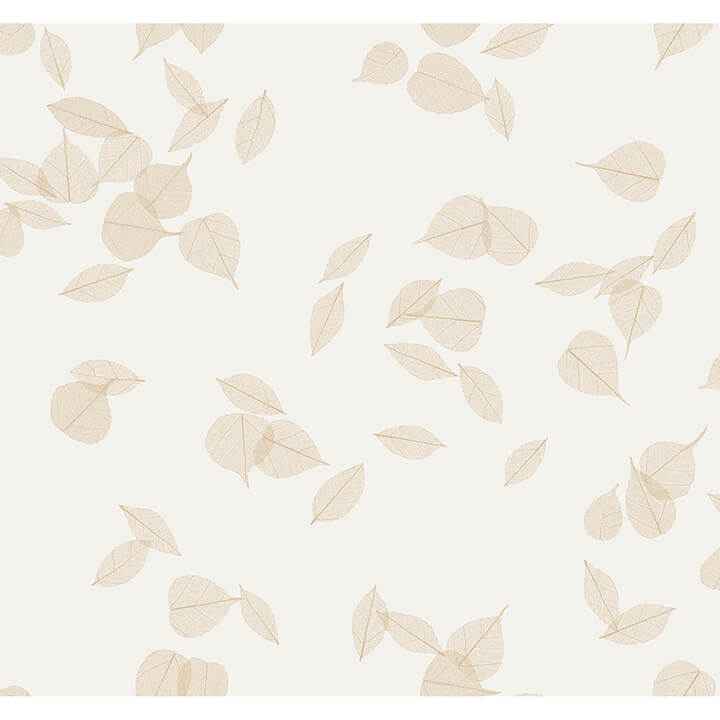 Myles Gold Leaves Wallpaper - York Wallcoverings - 4174-4646