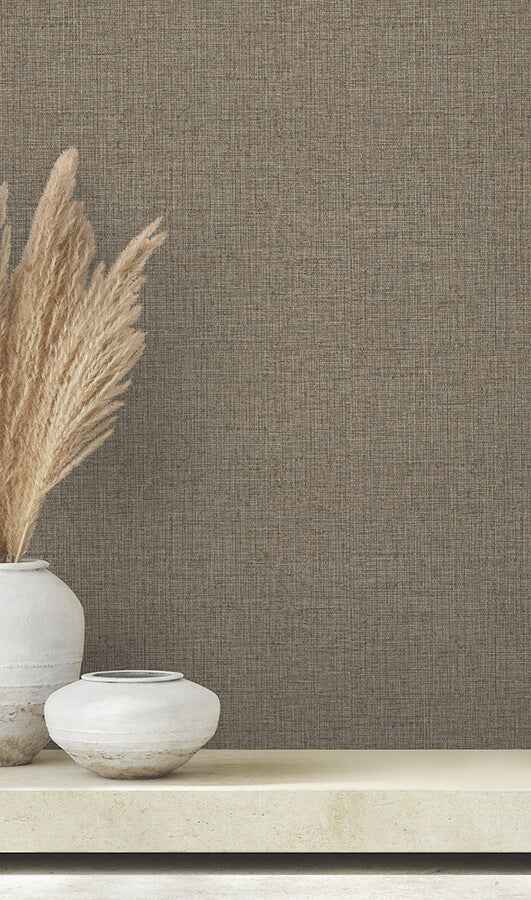 Clarkson Bronze Woven Wallpaper - York Wallcoverings - 4174-4622 - York Wallcoverings Wallpaper