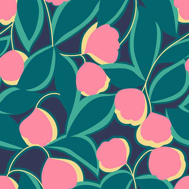 Talia Navy Peel & Stick Wallpaper - York Wallcoverings - MCS6407 - York Wallcoverings Wallpaper