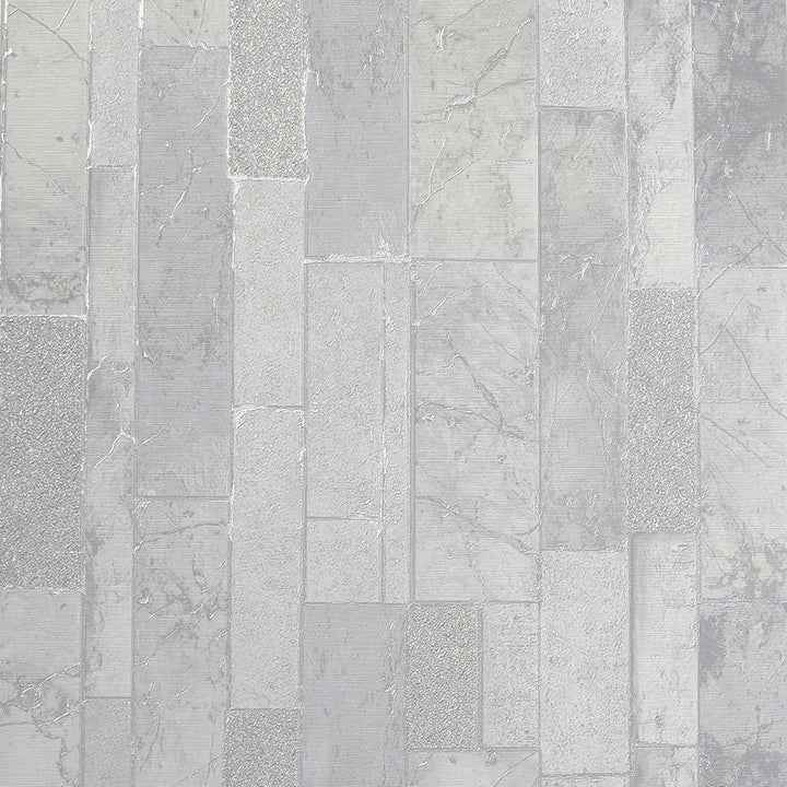 Kintsugi Silver Geometric Wallpaper - York Wallcoverings - AH295205