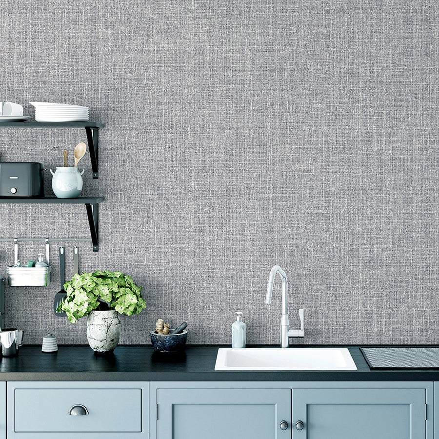 elfrida-grey-linen-wallpaper-york-wallcoverings-ah295400 - York Wallcoverings Wallpaper