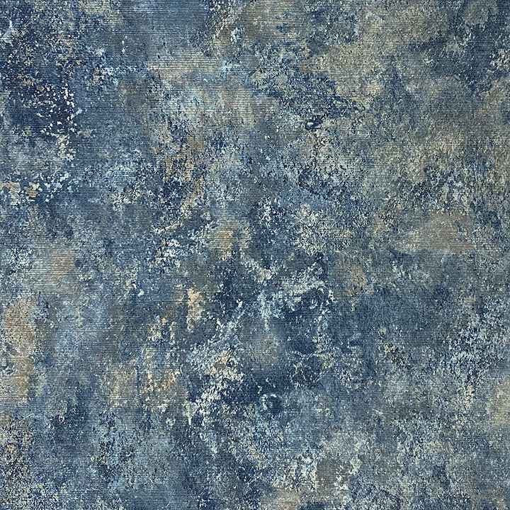 Gideon Dark Blue Distressed Wallpaper - York Wallcoverings - AH298602 - York Wallcoverings Wallpaper