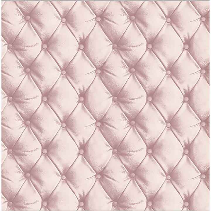 Ella Blush Tufted Wallpaper - York Wallcoverings - AH618103 - York Wallcoverings Wallpaper