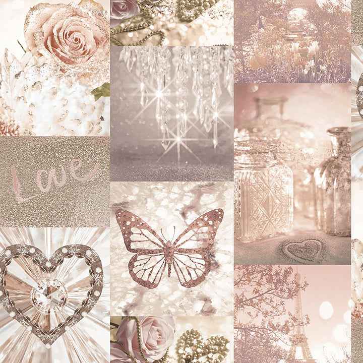 Ryo Blush Inspirational Wallpaper - York Wallcoverings - AH691107 - York Wallcoverings Wallpaper