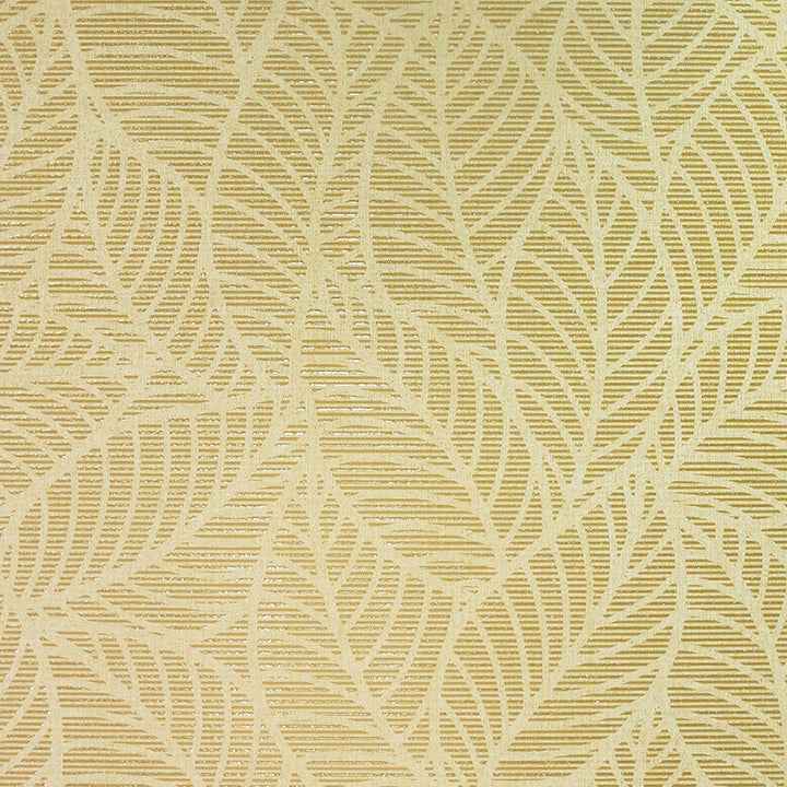 Mavis Mustard Leaf Wallpaper - York Wallcoverings - AH692506 - York Wallcoverings Wallpaper