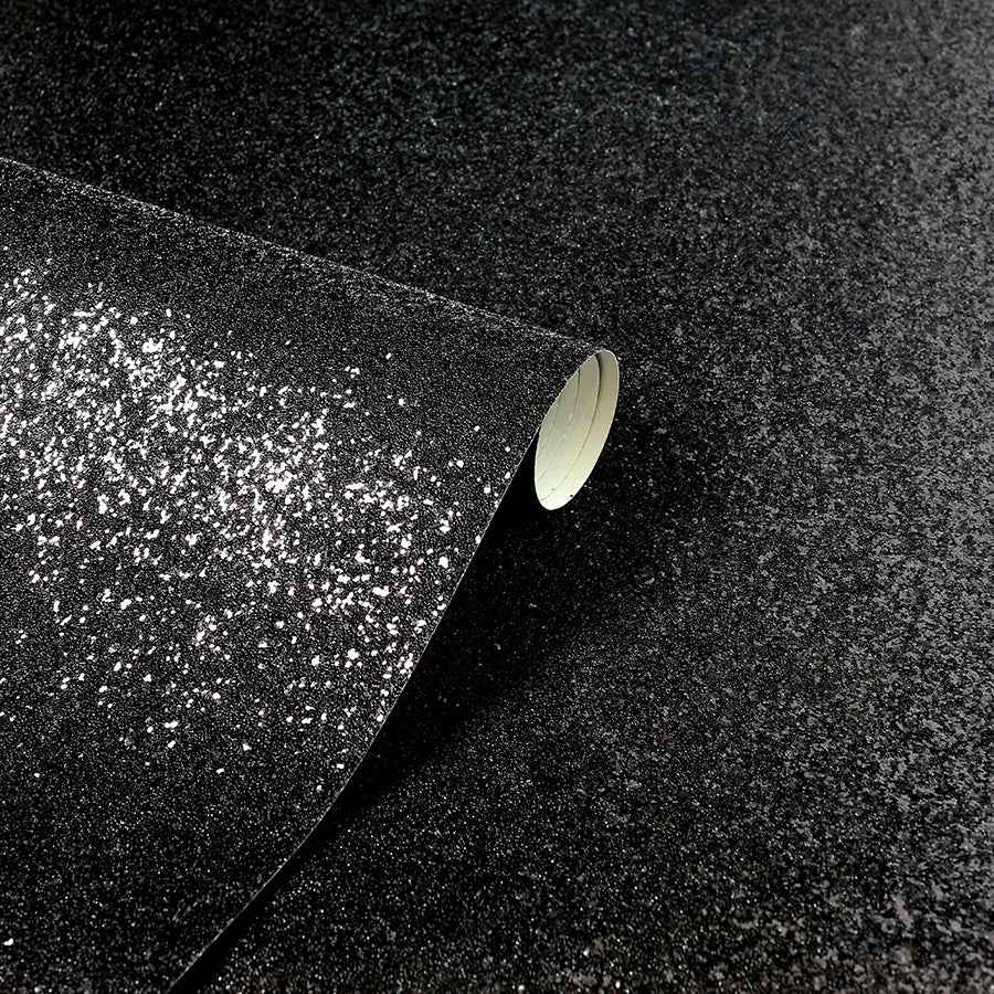 Jacqueline Black Sequin Wallpaper - York Wallcoverings - AH901005 - York Wallcoverings Wallpaper