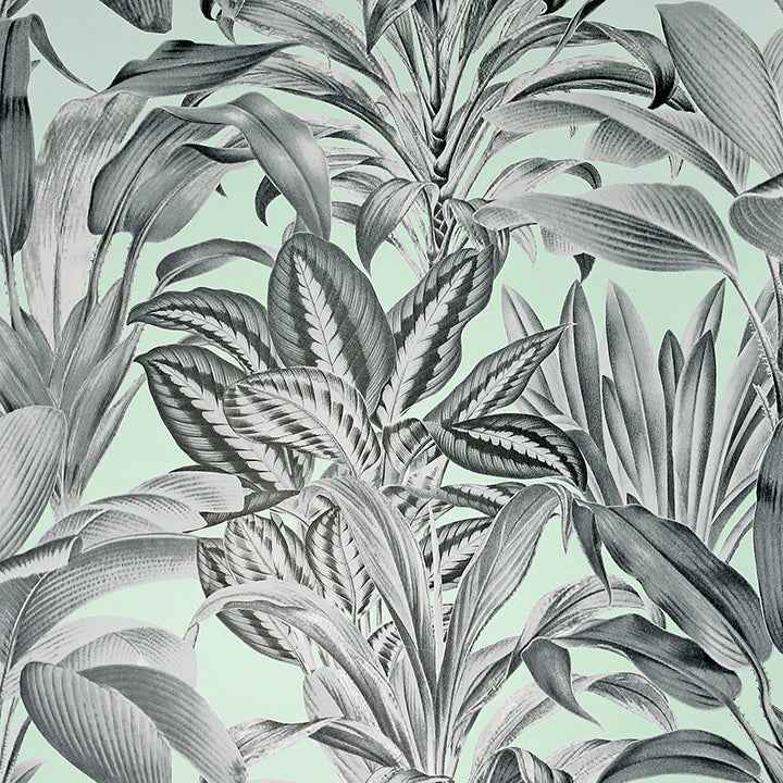 Alice Mint Greenhouse Wallpaper - York Wallcoverings - AH909500 - York Wallcoverings Wallpaper