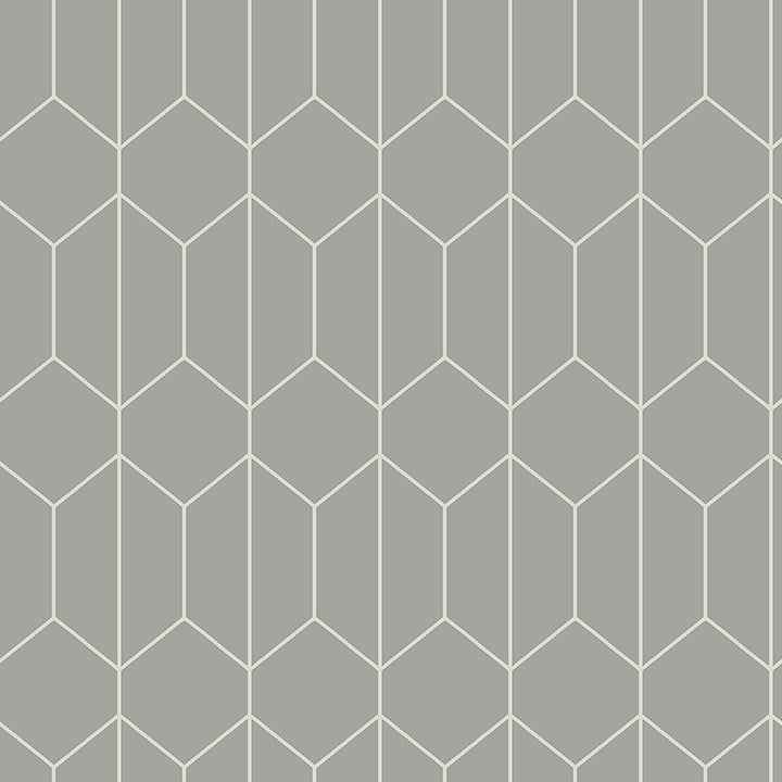 Orson Grey Trellis Wallpaper - York Wallcoverings - AH909700 - York Wallcoverings Wallpaper