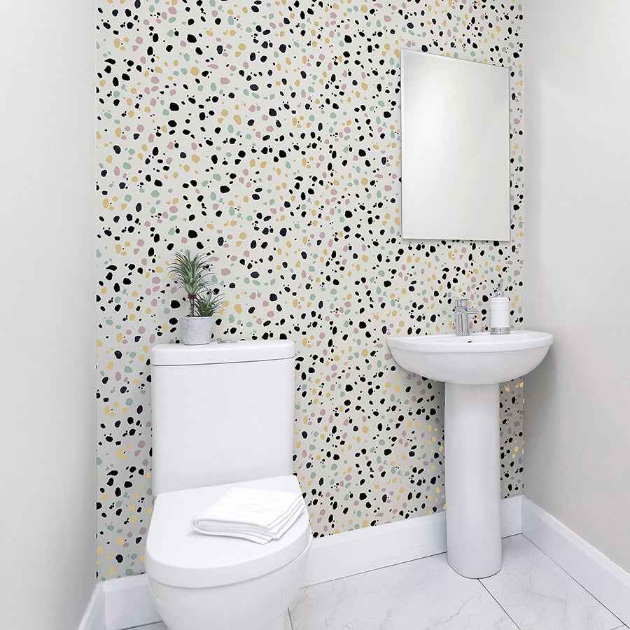 Floyd Multicolor Terrazzo Wallpaper - York Wallcoverings - AH909708 - York Wallcoverings Wallpaper