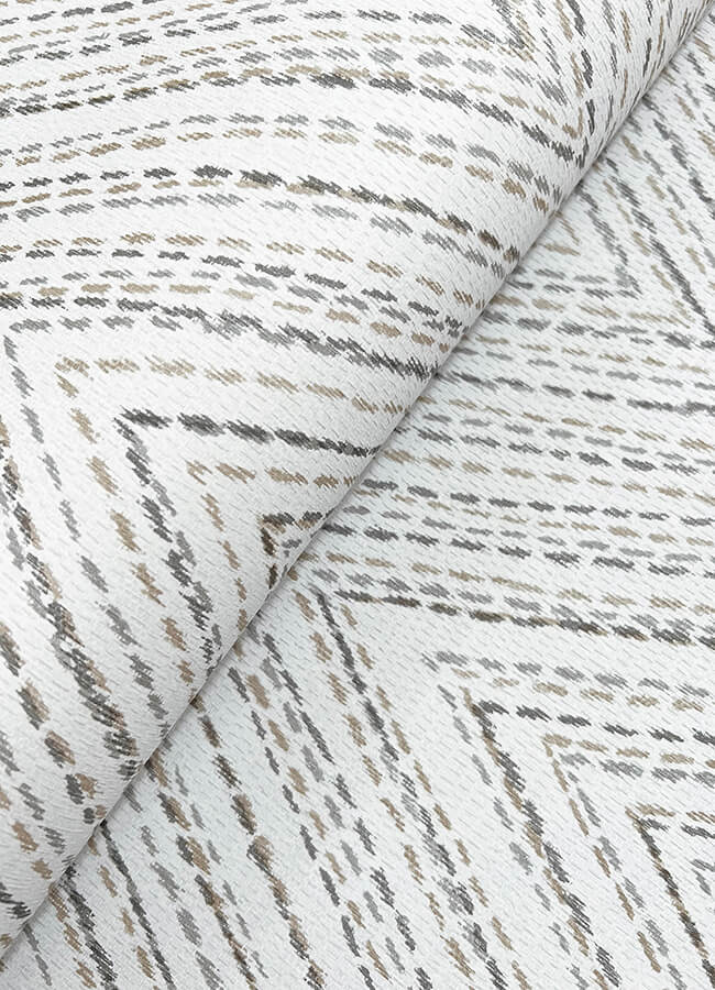 lainey-neutral-stitched-chevron-wallpaper-york-wallcoverings-4147-27369 - York Wallcoverings Wallpaper
