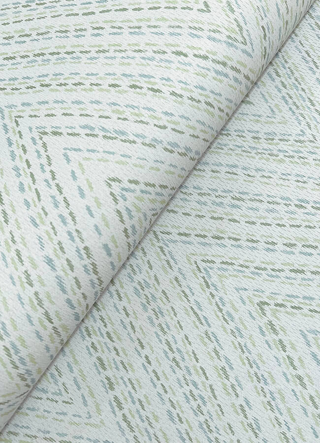 lainey-green-stitched-chevron-wallpaper-york-wallcoverings-4147-27370 - York Wallcoverings Wallpaper