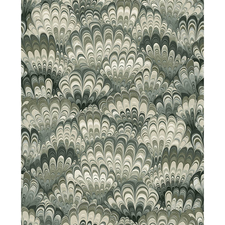 octavia-dark-green-marbled-ink-wallpaper-york-wallcoverings-4147-27377 - York Wallcoverings Wallpaper