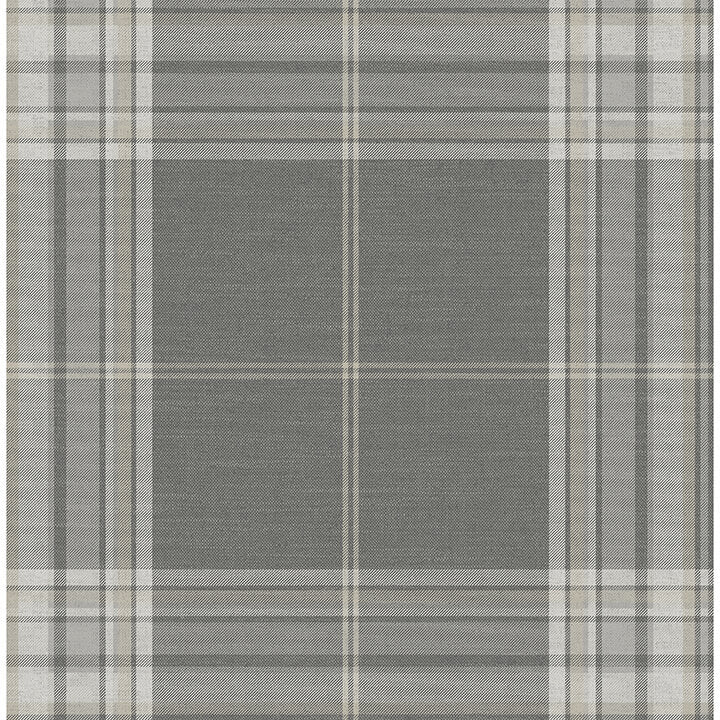 westley-grey-plaid-wallpaper-york-wallcoverings-4147-27384 - York Wallcoverings Papel pintado