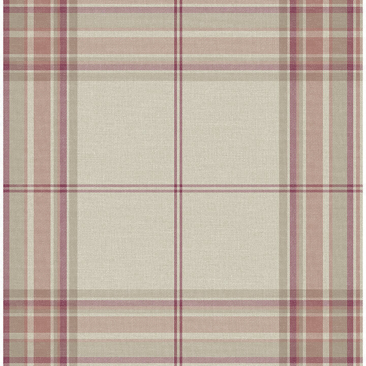 westley-magenta-plaid-wallpaper-york-wallcoverings-4147-27385 - York Wallcoverings Wallpaper
