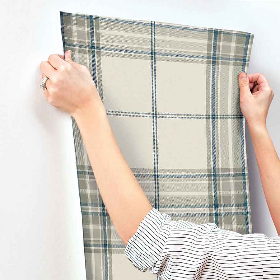 Westley Moss Plaid Wallpaper - York Wallcoverings - 4147-27387 - York Wallcoverings Wallpaper