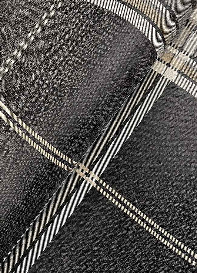 westley-black-plaid-wallpaper-york-wallcoverings-4147-27388 - York Wallcoverings Papel pintado