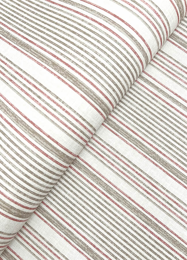 ayanna-rust-striped-wallpaper-york-wallcoverings-4147-27396 - York Wallcoverings Wallpaper