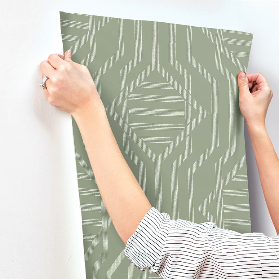 essex-green-geometric-wallpaper-york-wallcoverings-4147-27401 - York Wallcoverings Wallpaper