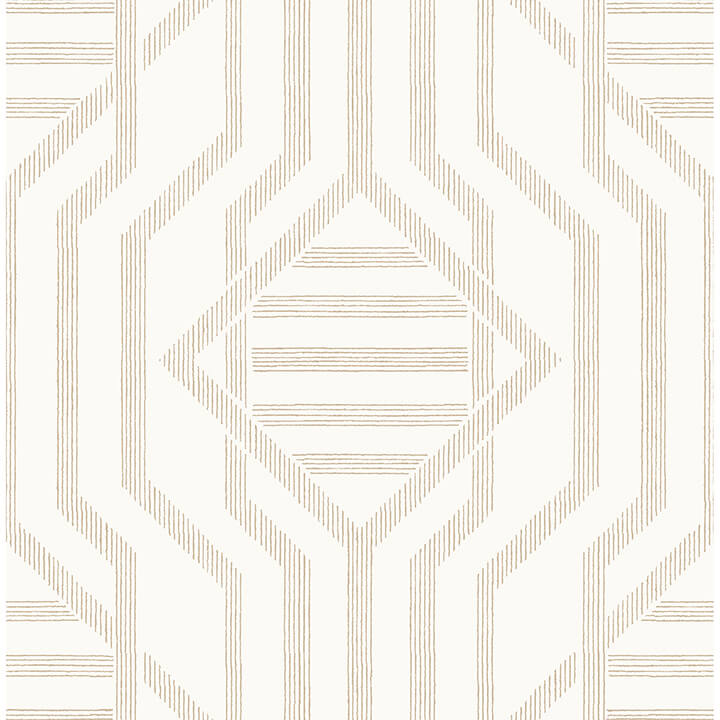 essex-wheat-geometric-wallpaper-york-wallcoverings-4147-27404 - York Wallcoverings Wallpaper