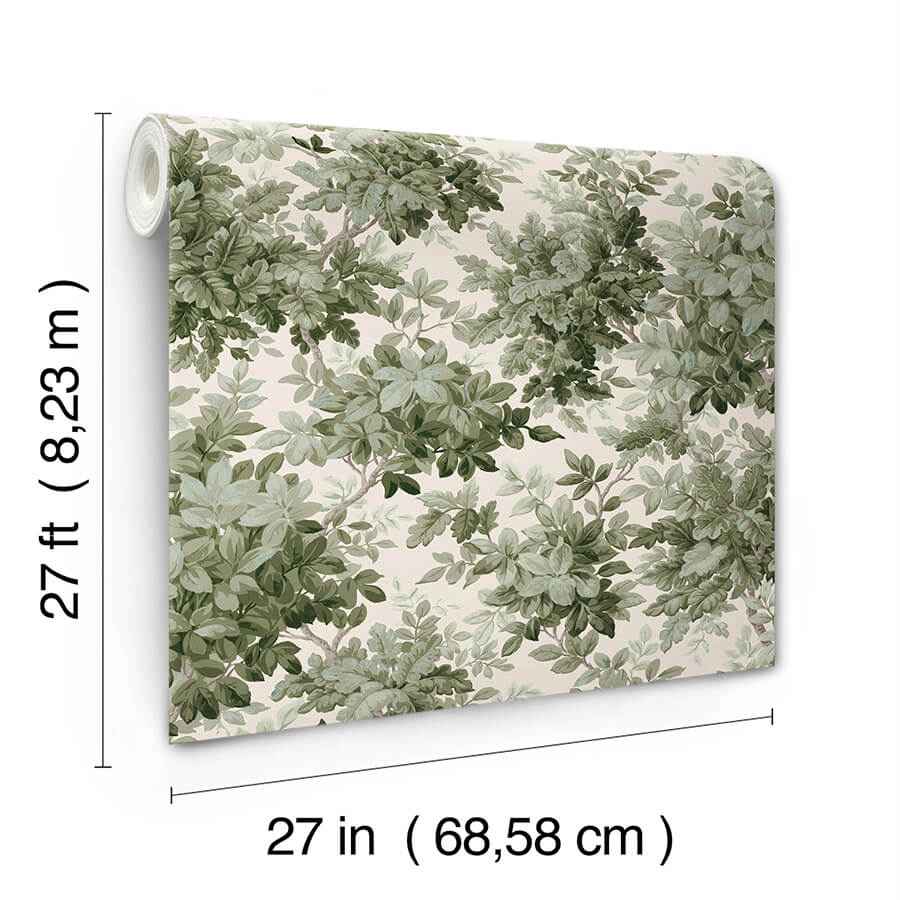 Greenwood Moss Deciduous Wallpaper - York Wallcoverings - 4147-80006 - York Wallcoverings Wallpaper