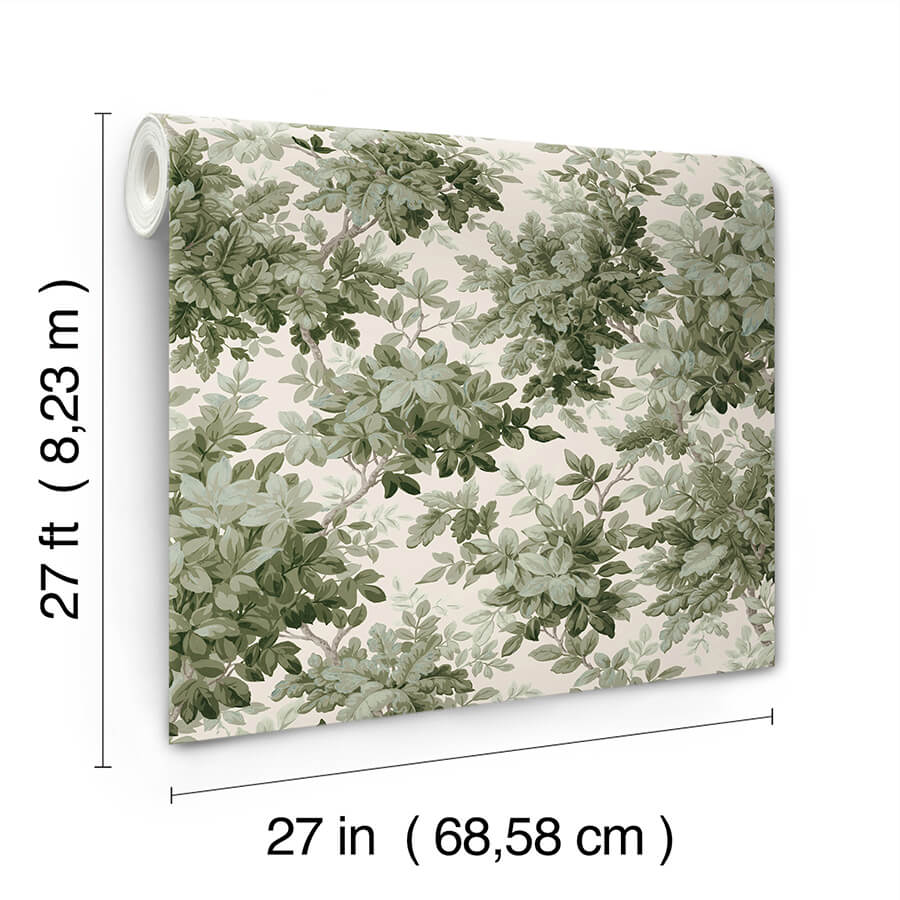 greenwood-moss-deciduous-wallpaper-york-wallcoverings-4147-80006 - York Wallcoverings Papel pintado