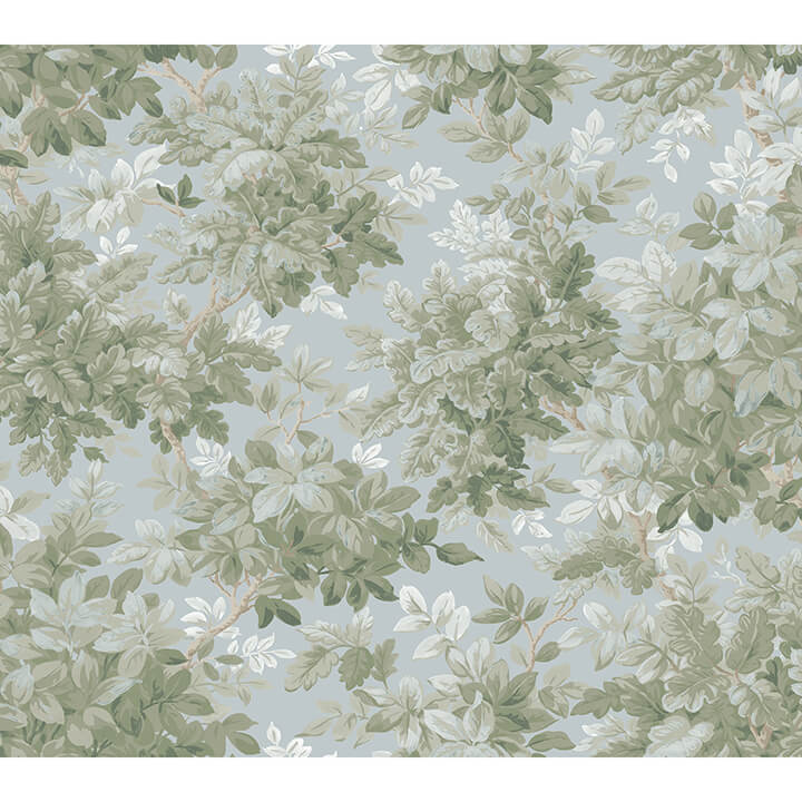 greenwood-light-blue-deciduous-wallpaper-york-wallcoverings-4147-80007 - York Wallcoverings Wallpaper