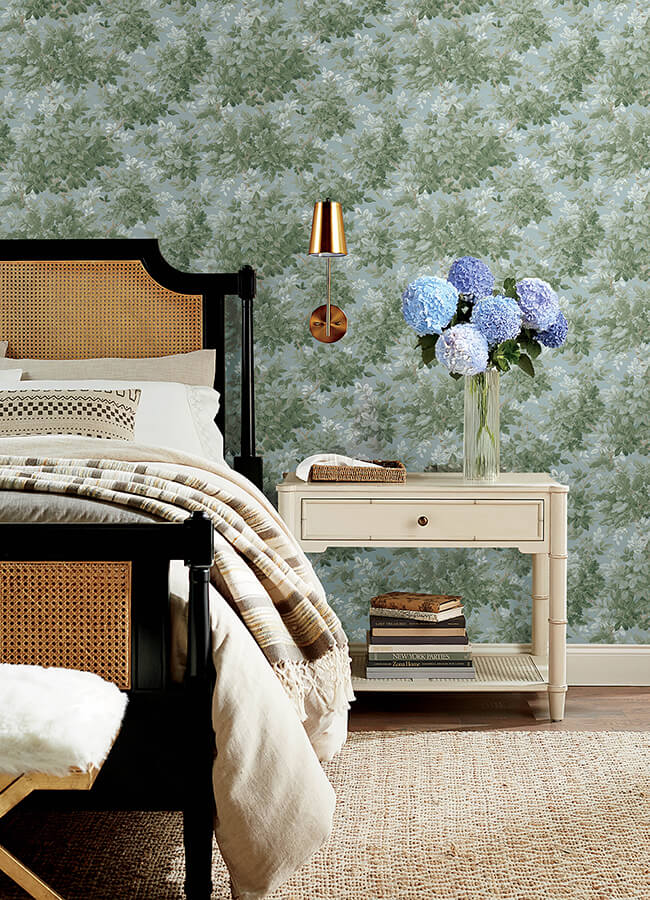 greenwood-light-blue-deciduous-wallpaper-york-wallcoverings-4147-80007 - York Wallcoverings Wallpaper